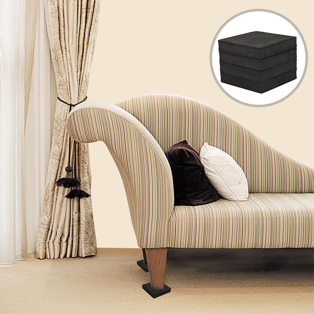 4 Vuông Chống Rung Miếng Lót Máy Giặt Chống Sốc Đa Chức Năng Chống Rung Thảm Chống Trơn Trượt Mat Lạnh Tủ Đứng
