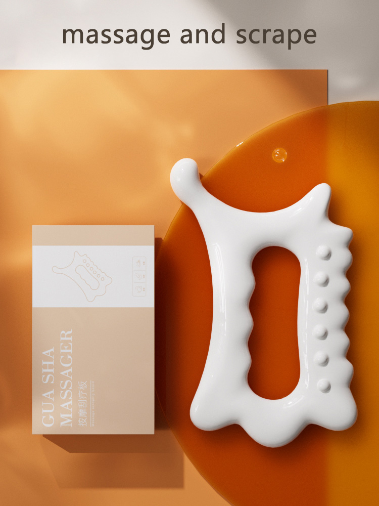 Body Shaping Non เซรามิคกล้ามเนื้อใบหน้าดึง Eye Acupoint นวด Stick Body ประติมากรรม Meridian แปรงกระเพาะอาหารผลักดัน Scraper