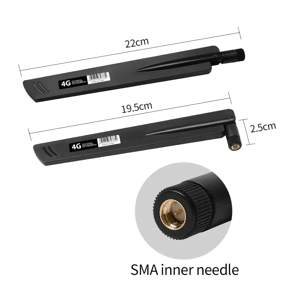 Antenna 4G ad alto guadagno 18dBi 700-2700 MHz SMA maschio per Huawei ZTE Router Scheda di rete wireless Router Wifi Sensibilità del segnale