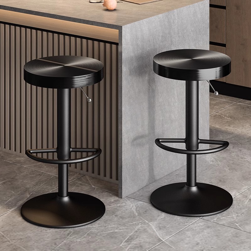 Taburetes De Bar minimalistas De acero inoxidable, recepción De salón, sillas De Bar De lujo para exteriores, mostrador, Taburetes De Bar para adultos, muebles para el hogar