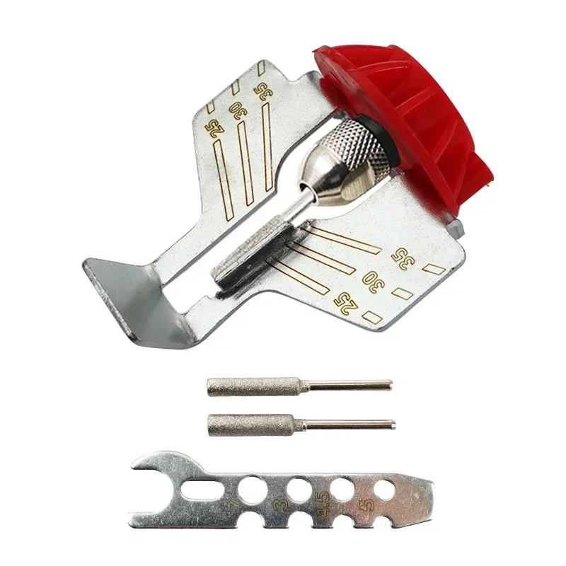 Chainsaw Sharpening Kit Electric Grinder Sharpening Polishing Attachment Set Saw Chains Tool Drill Rotary Accessories Set