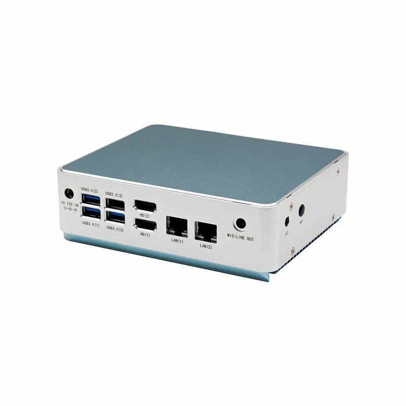 Fanless Small Mini PC CPU Core I7 4500U I5 4200Y I3 4010Y DDR3L Office MiniPC Computer Desktop Win10 Wifi Barebone Pc Portable