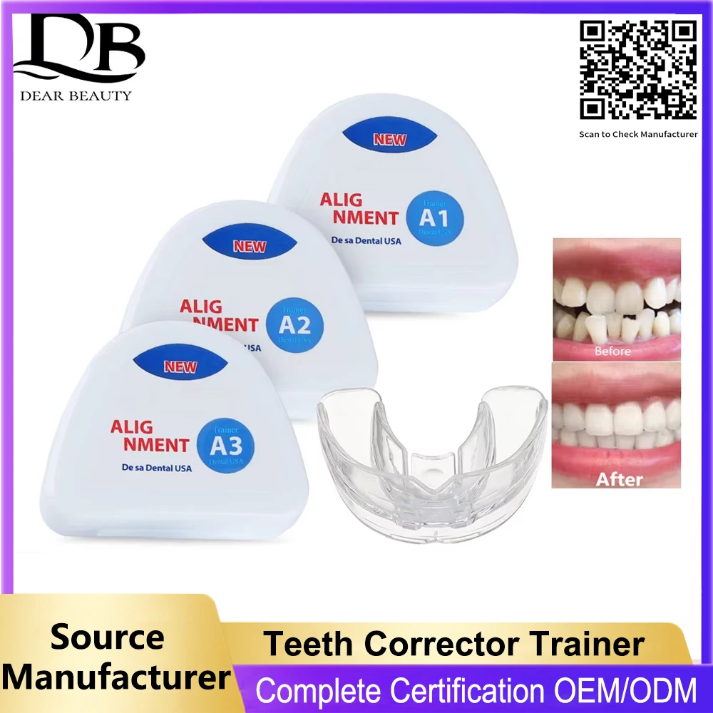 Nha Khoa Chỉnh Nha Nẹp Bộ 3 Giai Đoạn Silicone Chỉnh Huấn Luyện Răng Corrector Giữ Bruxism Bảo Vệ Miệng Trẻ Em Cực Bền