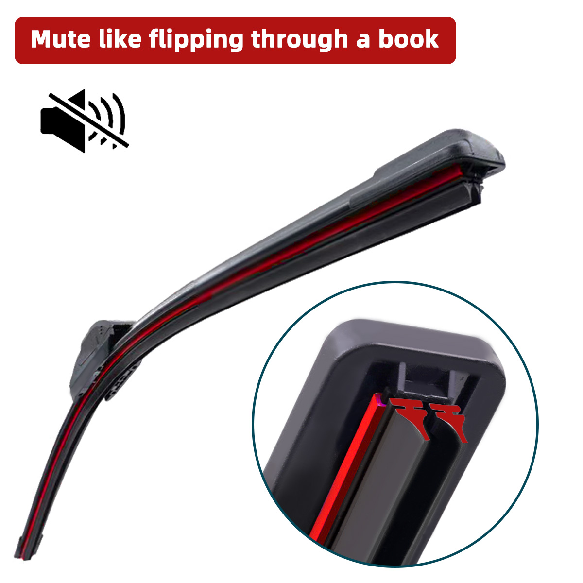 Universal Front Auto Wischer Klingen Doppel Schicht Gummi Weiche Rahmenlose Klammerlose Bürsten Windschutzscheibe Windschutzscheibe Fenster Zubehör