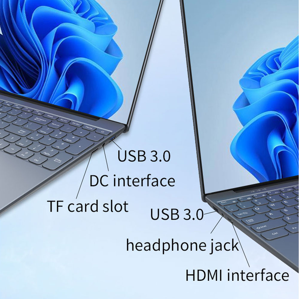 Intel Laptop CBS16 16" IPS Ultra HD 12th Gen Intel N95 Processor 3.4Ghz SSD Windows 10 11 Pro Ultrabook Notebook Max Support 32G