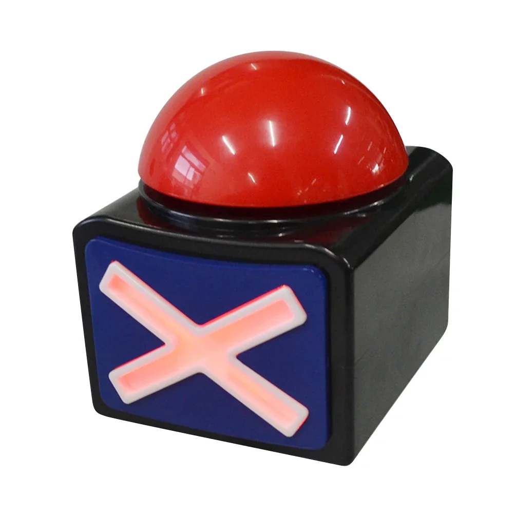 4-1PCS การศึกษาคําตอบ Buzzer Interactive เกมตอบ Buzzers สําหรับเด็กมีส่วนร่วมการเรียนรู้เกมครอบครัวแบบทดสอบแสดงนาฬิกาปลุก Buzzer
