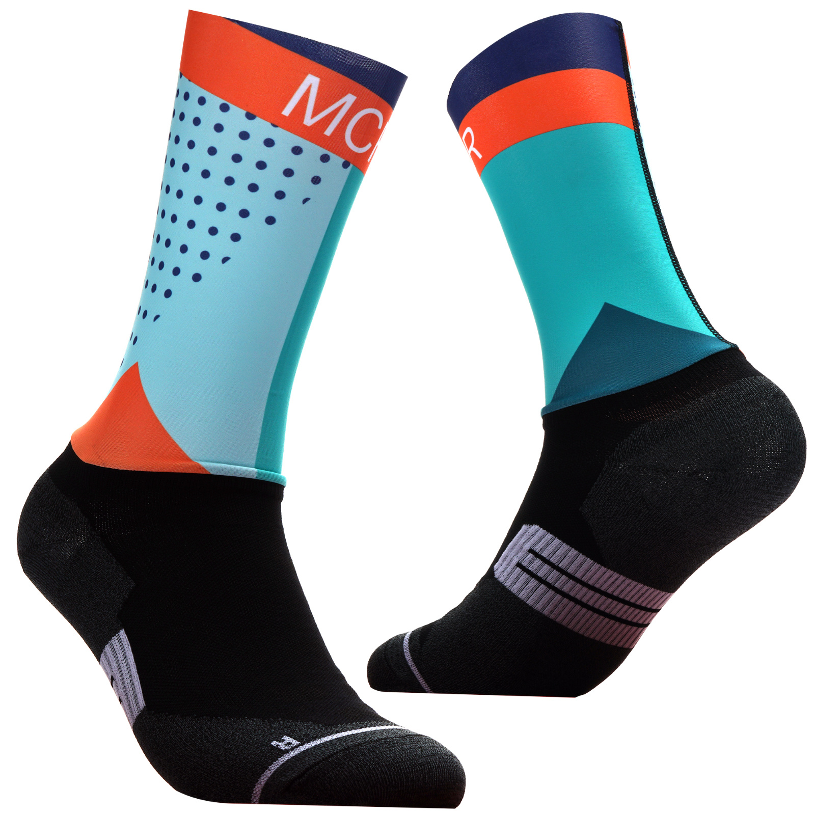 Calcetines aerodinámicos para equipo de bicicleta, medias antideslizantes sin costuras para ciclismo de carretera, calcetines deportivos de compresión para bicicleta de carreras al aire libre, novedad de 2023