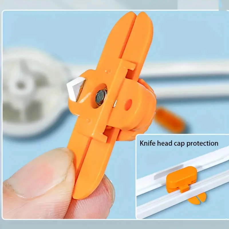 360-degree circular cutter, adjustable paper cutter with measuring scale - manual office tool, for precise circular cutting