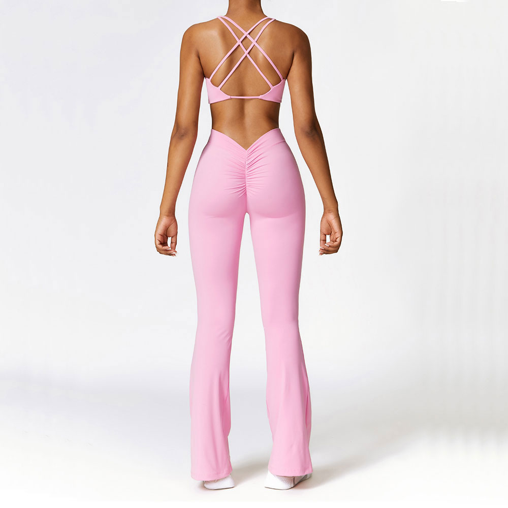 Conjunto de Yoga de 2 piezas para mujer, conjunto de gimnasio, ropa de entrenamiento para mujer, mallas de cintura alta sin costuras, Sujetador deportivo, traje, ropa femenina, chándal