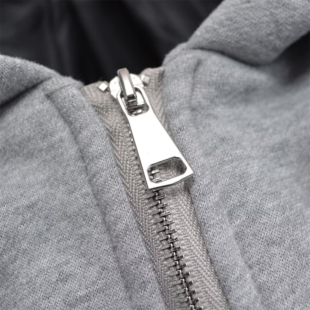 Jaqueta de terno feminino casual único breasted com capuz falso emenda de duas peças outono novo terno jaqueta