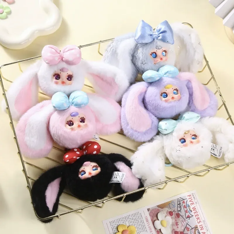 Mm Milk Candy Rabbit Second Generation Blind Box Series Brelok do kluczy Zabawka Kreatywny plecak Lalka Wisiorek Tajemnicze pudełko Prezent niespodzianka