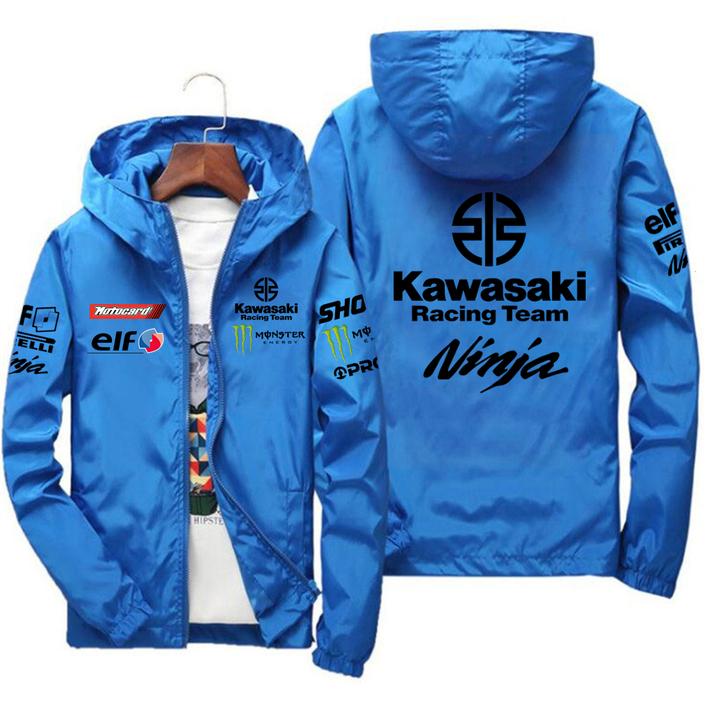 Nieuwe Kawasaki motorjas, racejas, winddichte jas, buitensportfietsjas, herenjas