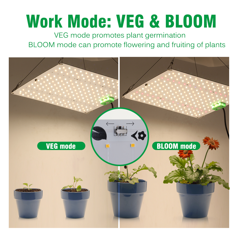 Dimmbare Vollspektrum-LED-Wachstumslicht LM281B Chip Quantum Lampe 65W 85W 120W 150W Lampe für Pflanzen mit VEG/BLOOM-Modus