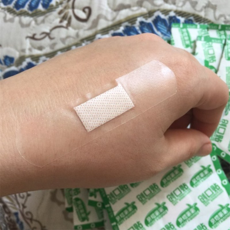 Vendaje adhesivo Simple impermeable para heridas hemostáticas, Kit de primeros auxilios para emergencias, transparente, transpirable, 160 unids/lote
