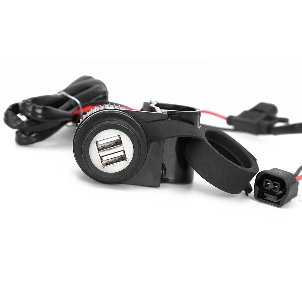 Para Honda CRF300L CRF250L Rally doble USB accesorio toma de corriente conmutada '17 On Plug And Play 2.0A