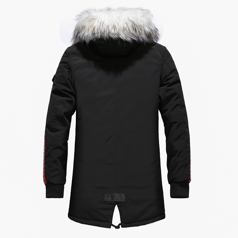 Man Parka Capuchon Winter Winddicht Mannelijke Dikke Warme Jas Plus Size Mannen Capuchon Mode Heren Nieuwe Parka Dikker Jas Parka mannen