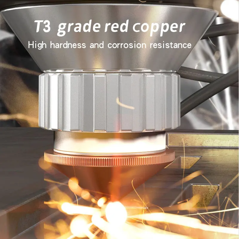 D28 Laser Nozzle Ultrarayc Cutting Head Single Layer Double Chrome-plated Layers H15 M11 for Precitec WSX Fiber Cutting Head