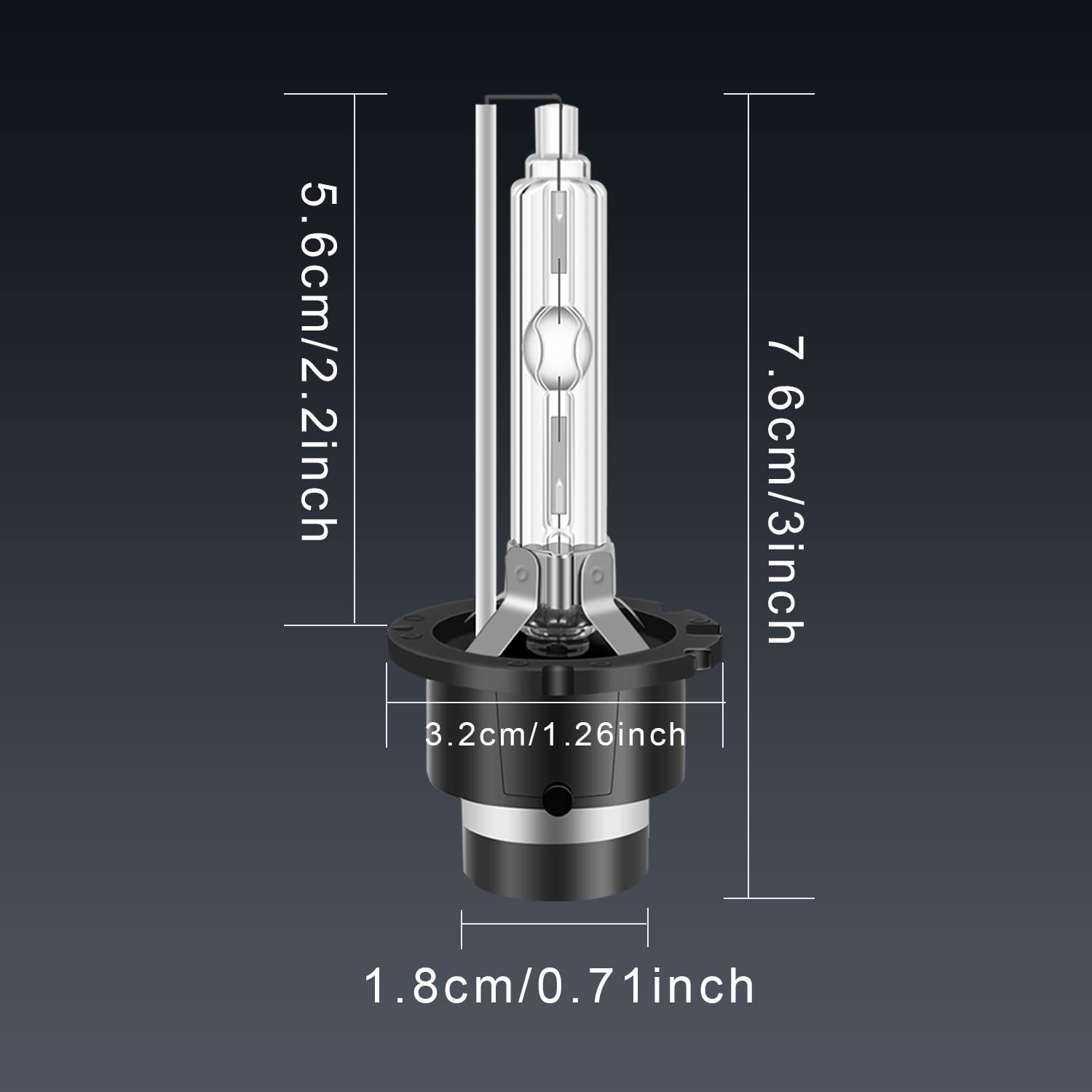 2x Bóng Đèn Xenon D2S D2R D4S D4R HID Đèn Pha Bóng Đèn Pha Bộ Đèn Tự Động 3000K 4300K 5000K 6000K 8000K 10000K 12000K 12V 35W