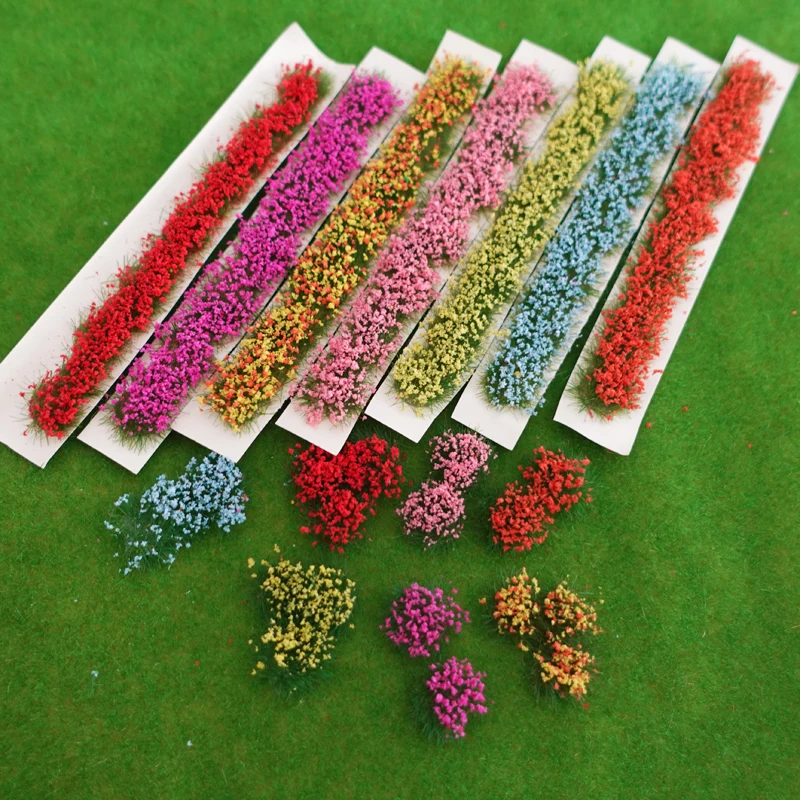 屋外用のプラスチックストリップ,シミュレーション用のミニチュアアクセサリー,緑の砂,草のフェンス,屋内建物用,2ユニット