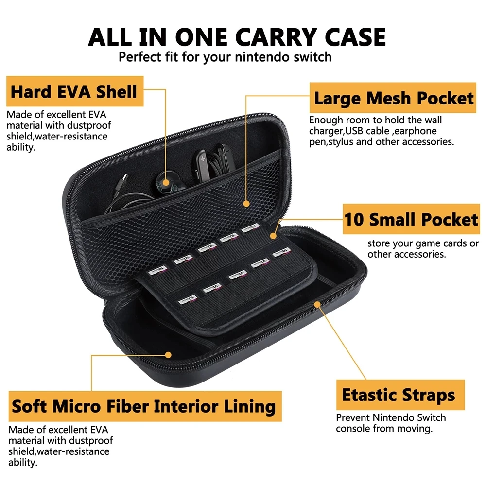 Bag Pouch Protector For Nintendo Switch Joy Con Joycon Case Carcasa Fundas Shell Game Accessories Skin Cover Protection Storage