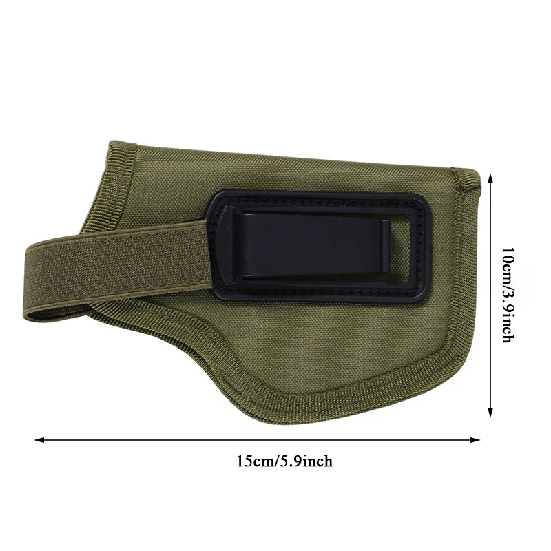 IWB-Coldre tático com clipe saco para macho, esquerda e direita Universal Gun Bag, escondido carregando coldre, Outdoor Training pistola coldre
