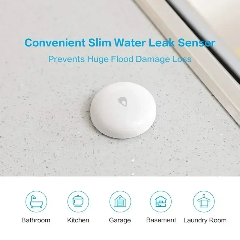 Aqaraน้ํารั่วSensor ZigBeeน้ําแช่เครื่องตรวจจับAlarm Securityแช่Sensorสมาร์ทสําหรับXiaomi Mi Home Homekit APP