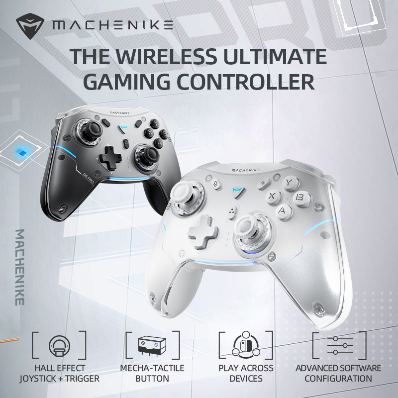 Machenike-mando inalámbrico G5 Pro Elite Hall, Gamepad con gatillo, botones táctiles Mecha para Switch, PC, Android e IOS