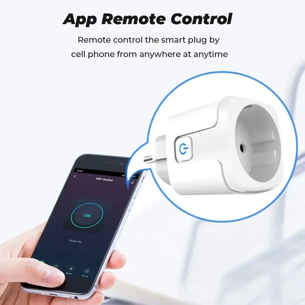 Tuya tomada inteligente wifi/zigbee tomada ue 16a/20a com monitor de energia função temporização controle voz funciona com alexa googlehome