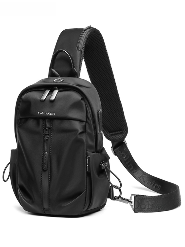 Colins Keirs メンズクロスボディバッグカジュアルビジネスキャンバスショルダーバッグファッションブランドレジャーレジャーチェストバッグ男性のための