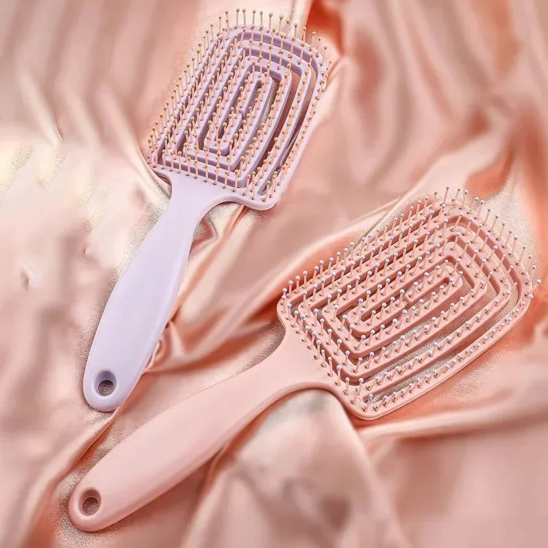 Multi-Function Massage Hair Comb - Wet Hair Anti-Static Styling, Women's Exfoliating Salon Tool