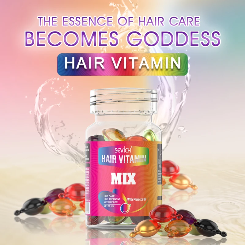 Sevich Mềm Mượt Vitamin Viên Keratin Complex Tinh Dầu Chăm Sóc Tóc Bị Hư Tổn Tóc Chống Mất Maroc Tóc tinh Dầu