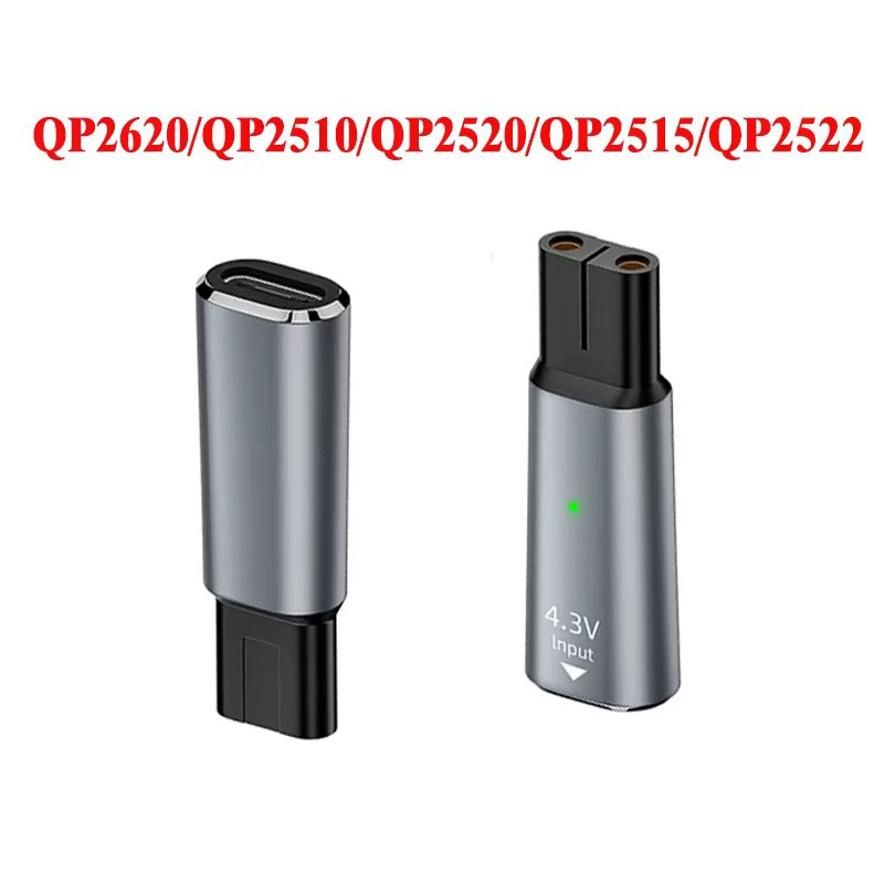 USB​ Type C PD to DC 4.3V Power Adapter Converter for Philips Shaver Razor Electric Hair Clipper Fast Charge Connector