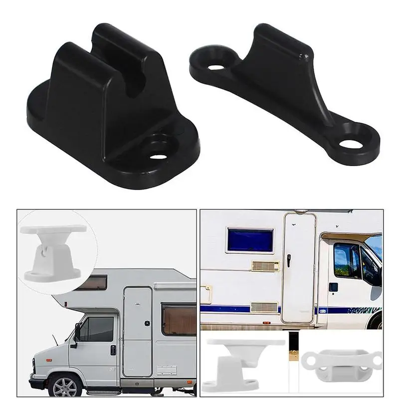 RV Deur Retainer Kit T Vorm Deur Stop Behoud Catch Klink voor RV Caravan Camper Camper Boot Deur Retainer Houder