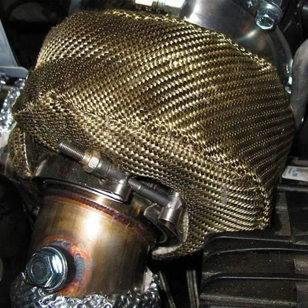 Glasfaser Turbo Hitteschild Turbolader Deken Cover T2 T25 T28 T3 T4 T6 Meest Turbine Hochtemperaturschutz Wrap Heat