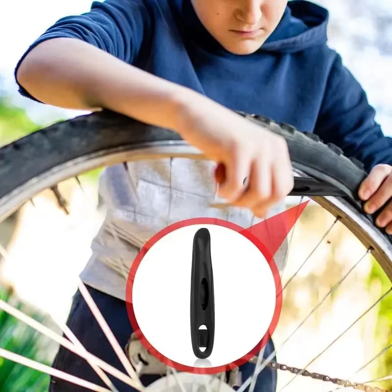 2 個自転車タイヤタイヤレバー超軽量ホイール修復ツール MTB マウンテンバイクロードタイヤスプーンサイクリングオープナーブレーカー
