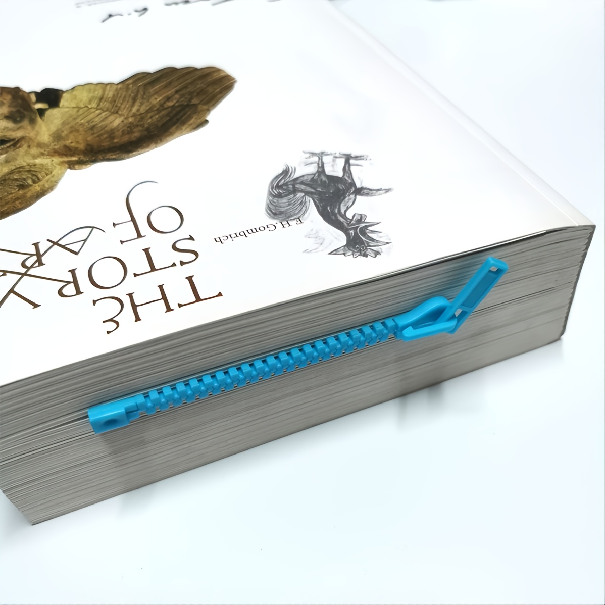 Kreatives Reißverschluss-Lesezeichen – Doppelfunktions-Organizer mit geteilten Seiten für einfaches Notizen und Markieren – ideal zum Lesen