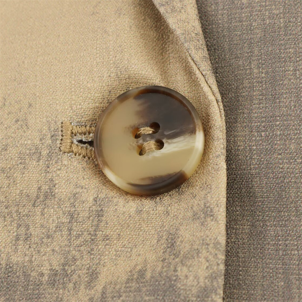 Jaqueta de terno feminino com moda impressa de botão único estilo manga comprida verão novo terno jaqueta