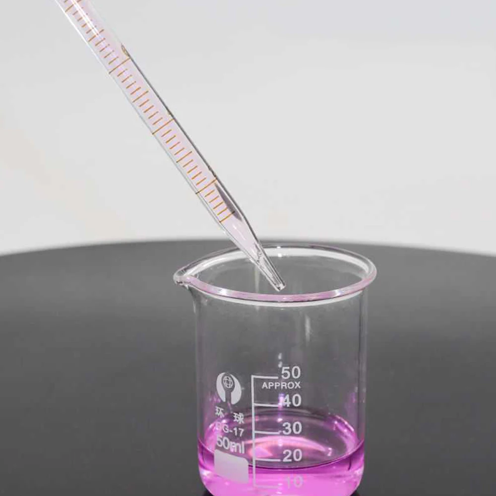 Ống Nhỏ Giọt Pipet Thủy Tinh Quy Mô Đường Phòng Thả Đo Thả Pipet Đỏ Xanh Dương Đầu Cao Su Pipet Đo 3 Cái/lốc 2/5/10Ml