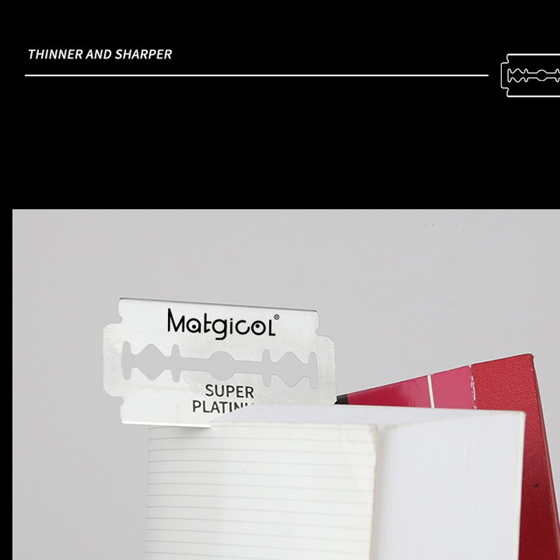 5 /10 Pcs Classic Double Edge Razor Blade Men For Shaving Barber Safety Shaver Replacement Stainless Steel One Blades