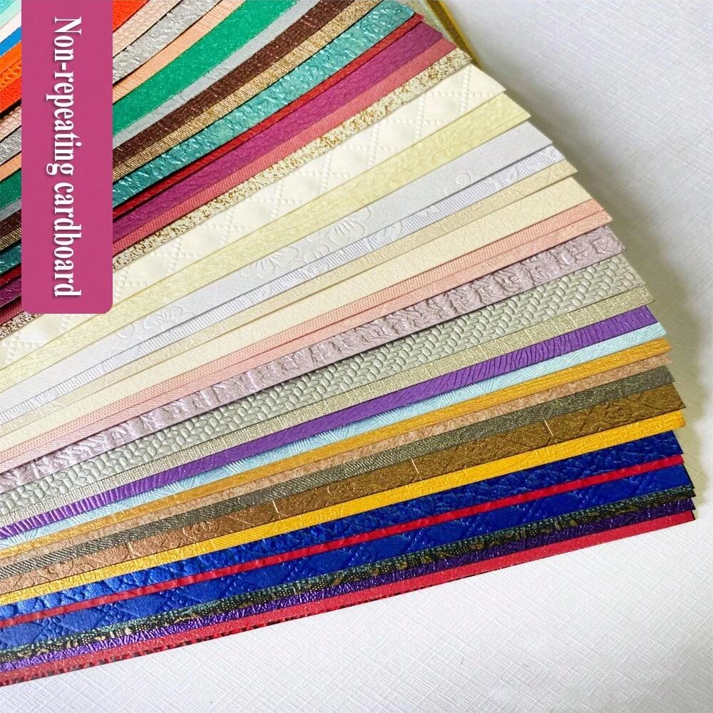 A6/A5 Pearl Collection Cardstock  50 sheets of non-repeating cardstock scrapbooking invitations thank you notes and DIY crafts