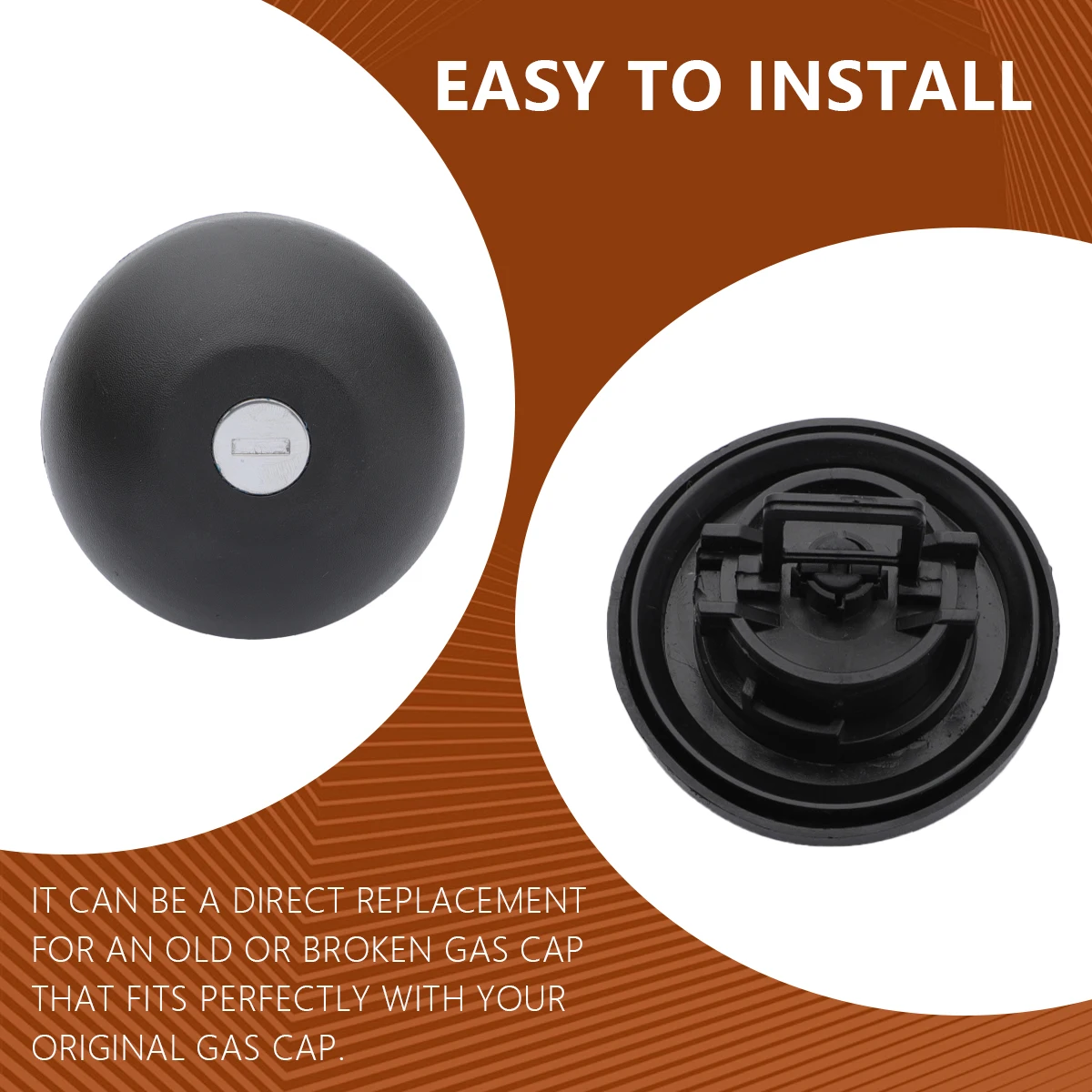 Tapa de cubierta de plástico para tanque de combustible de vehículo con 2 llaves 7701471585   Para Nissan Interstar Primastar Clio II Laguna Megane Twingo