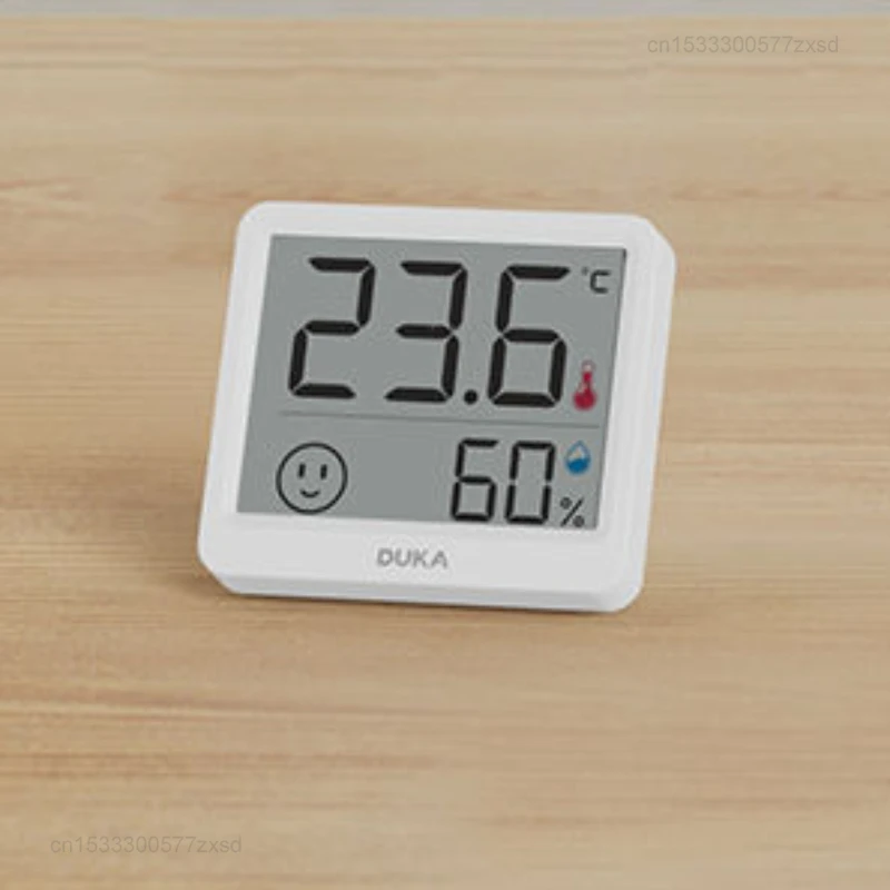 Xiaomi Duka Electronic Thermometer Hygrometer Weather Station High Precision with Table Clock Function Mini Thermometer LCD Tool