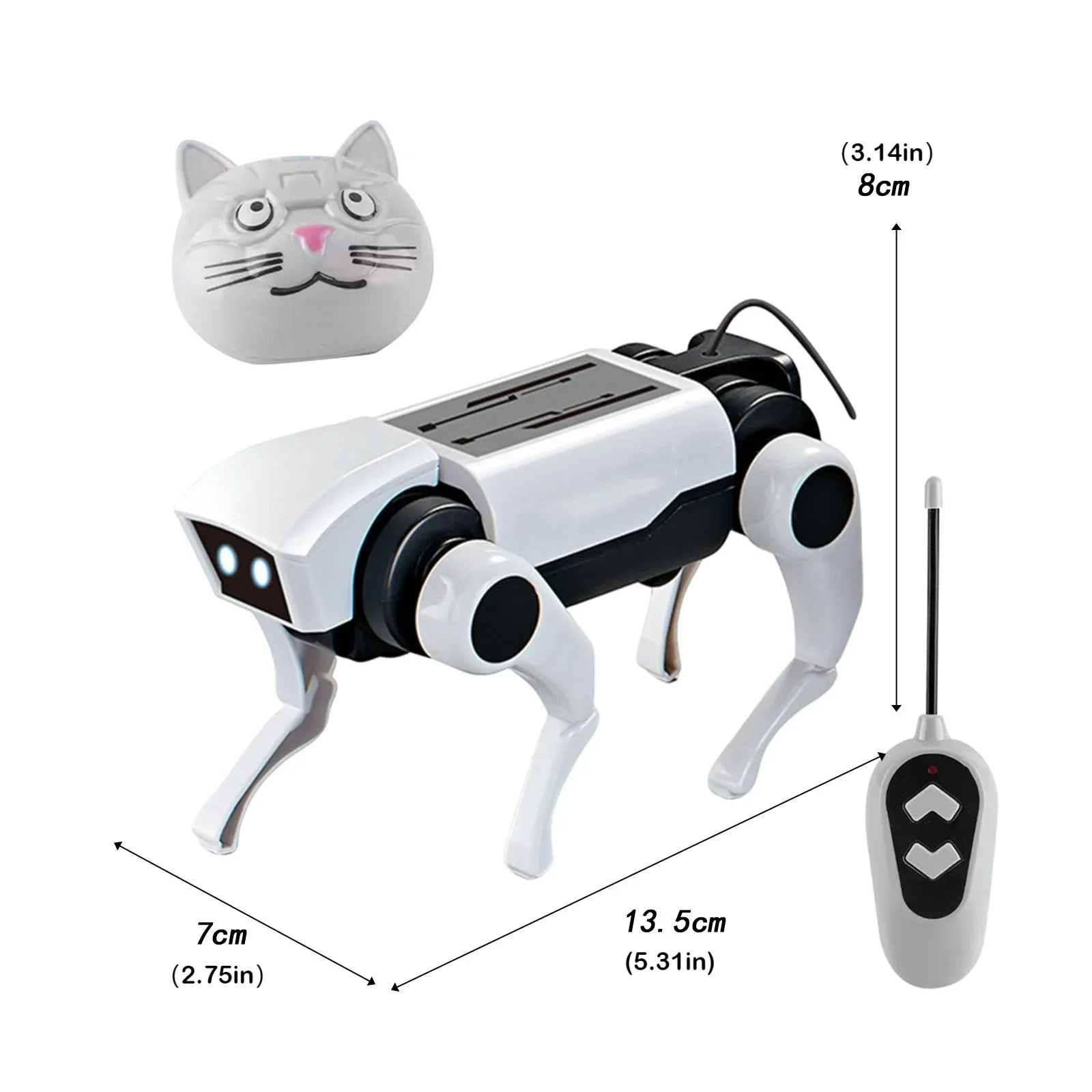 Rc หุ่นยนต์เด็กรีโมทคอนโทรล Mechanical ของเล่นสุนัขการสอนวิทยาศาสตร์ Diy ประกอบไฟฟ้าชุดของเล่นเด็กของขวัญ
