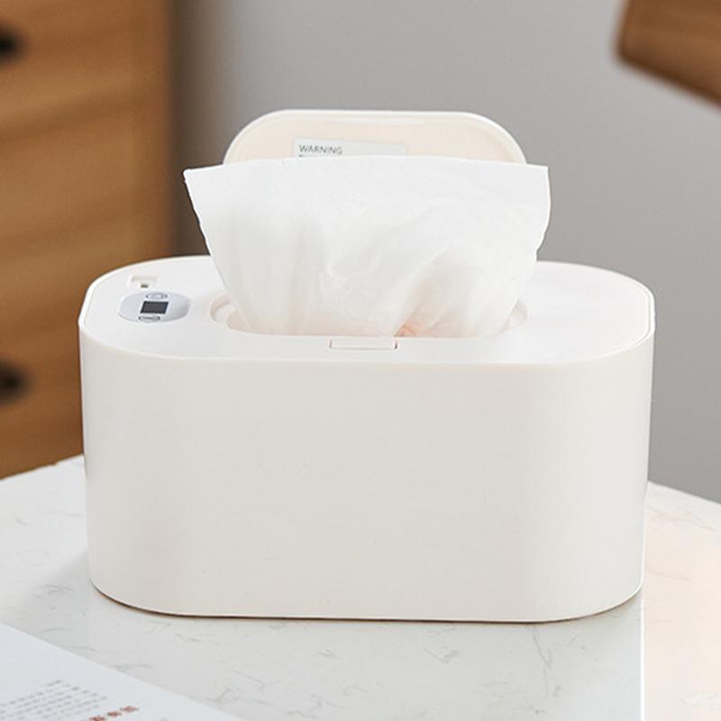 Wet Wipe Warmer USB Baby Wipes Warmer Container Large Capacity Travel Tissue Dispenser Smart Precise Temperature Control Diaper