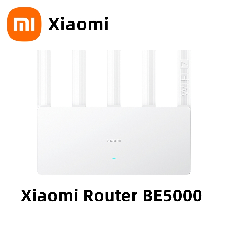 Nuevo enrutador Xiaomi BE5000 Wi-Fi 7 2,4/5GHz malla de doble frecuencia 2,5G puerto de red de alta velocidad IPTV amplificador de señal OFDMA Mi Home