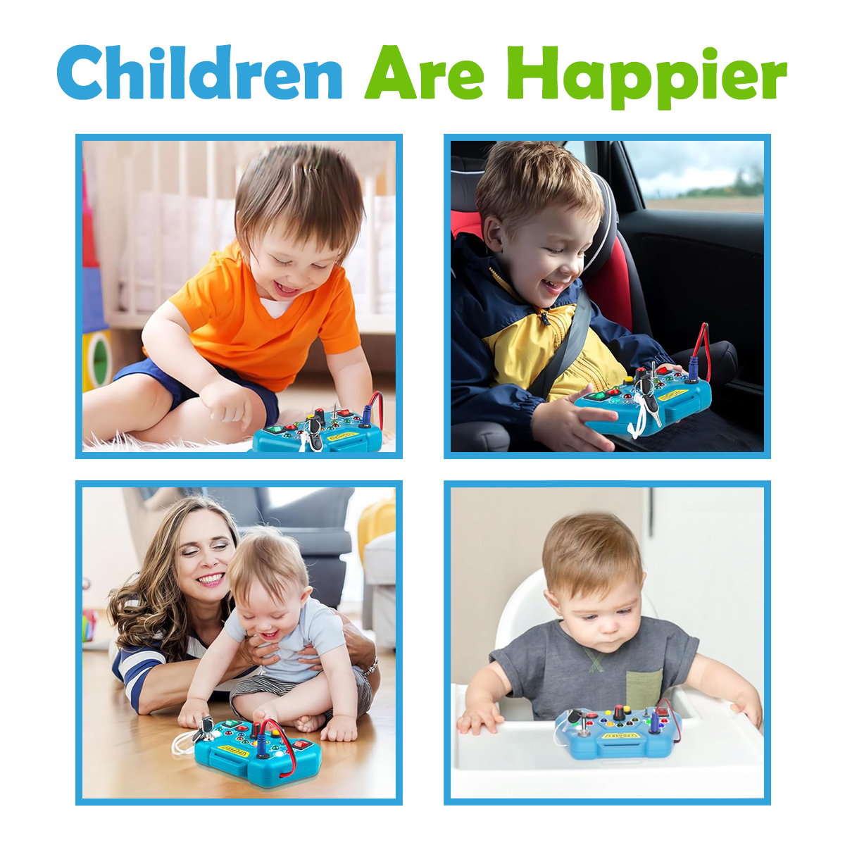 1pcs Montessori Busy BOARD ของเล่นสําหรับเด็กวัยหัดเดินของขวัญสําหรับ 3 ปีเด็กทารกเด็กหญิงการศึกษาการเรียนรู้ของเล่น Travel Comfort ของเล่น