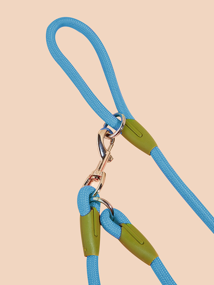 Correas de nailon reflectantes para perros, cadena de tracción, cables para correr, caminar, manos libres, cadena de cuerda para perros pequeños y grandes