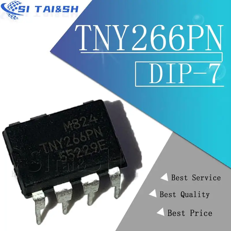 10 шт./лот вертикальный черный пластиковый защитный чехол для DIP-7 TNY266P TNY266PN TNY266