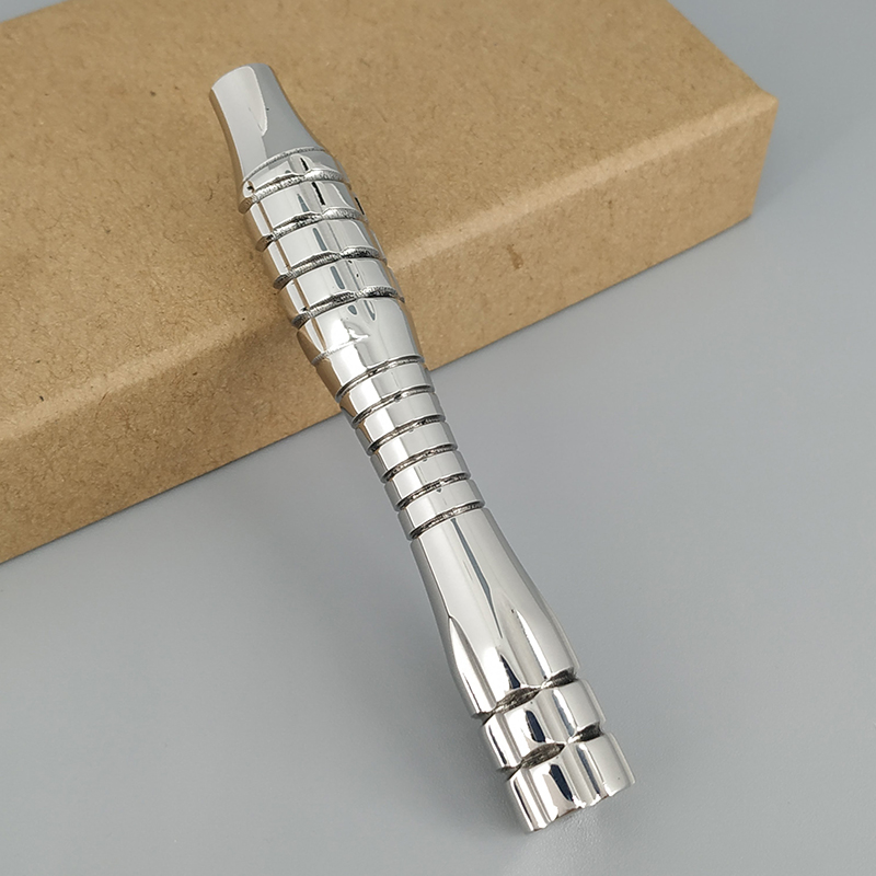 Dscosmetic Spiral 316 stainless steel safety razor handle for safety razor