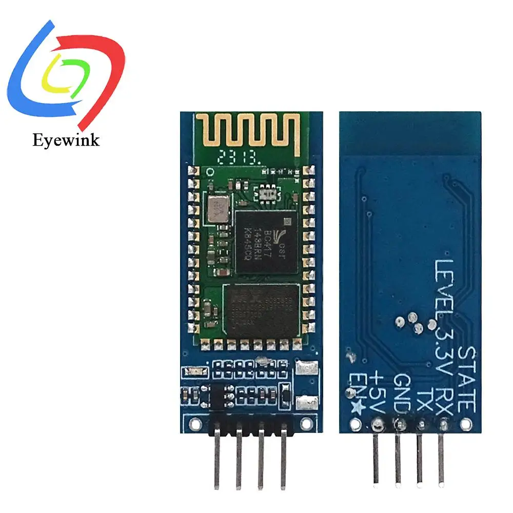 HC-05 HC-06 Master-Slave 6Pin/4Pin Anti-Reverso Integrado Bluetooth Módulo de Passagem Serial Serial Sem Fio para Arduino